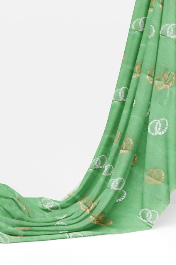 sri kumaran stores cikocotton saree light green saree with light green border 320221213