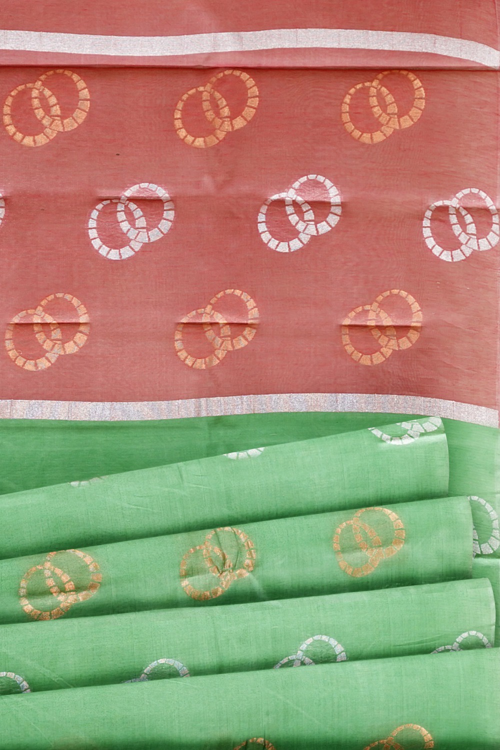 sri kumaran stores cikocotton saree light green saree with light green border 520221213