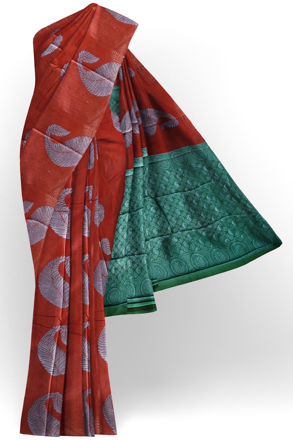 sri kumaran stores cikocotton saree maroon saree with purple floral border 120221213