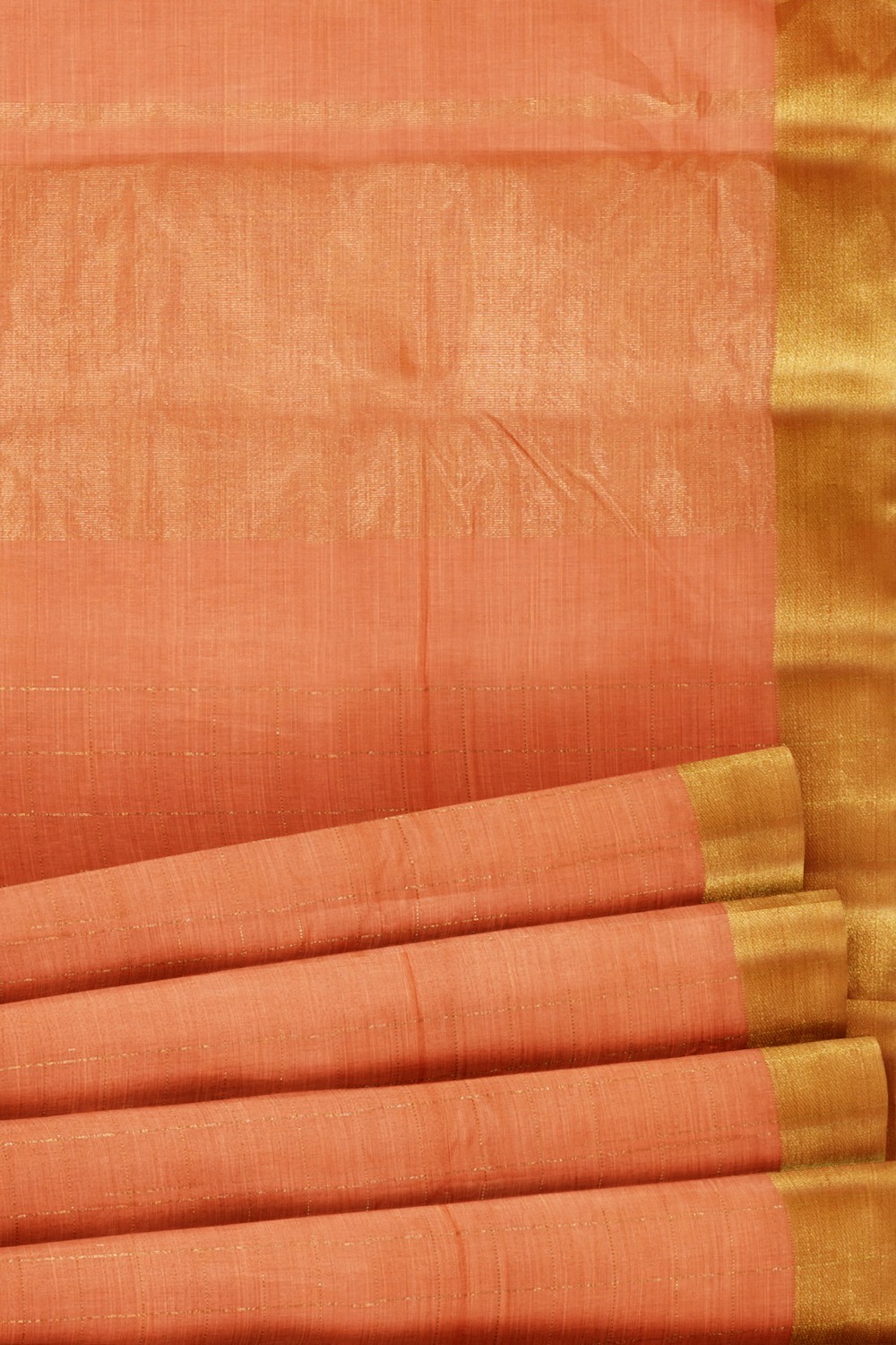 sri kumaran stores cikocotton saree orange saree with golden border 520221213