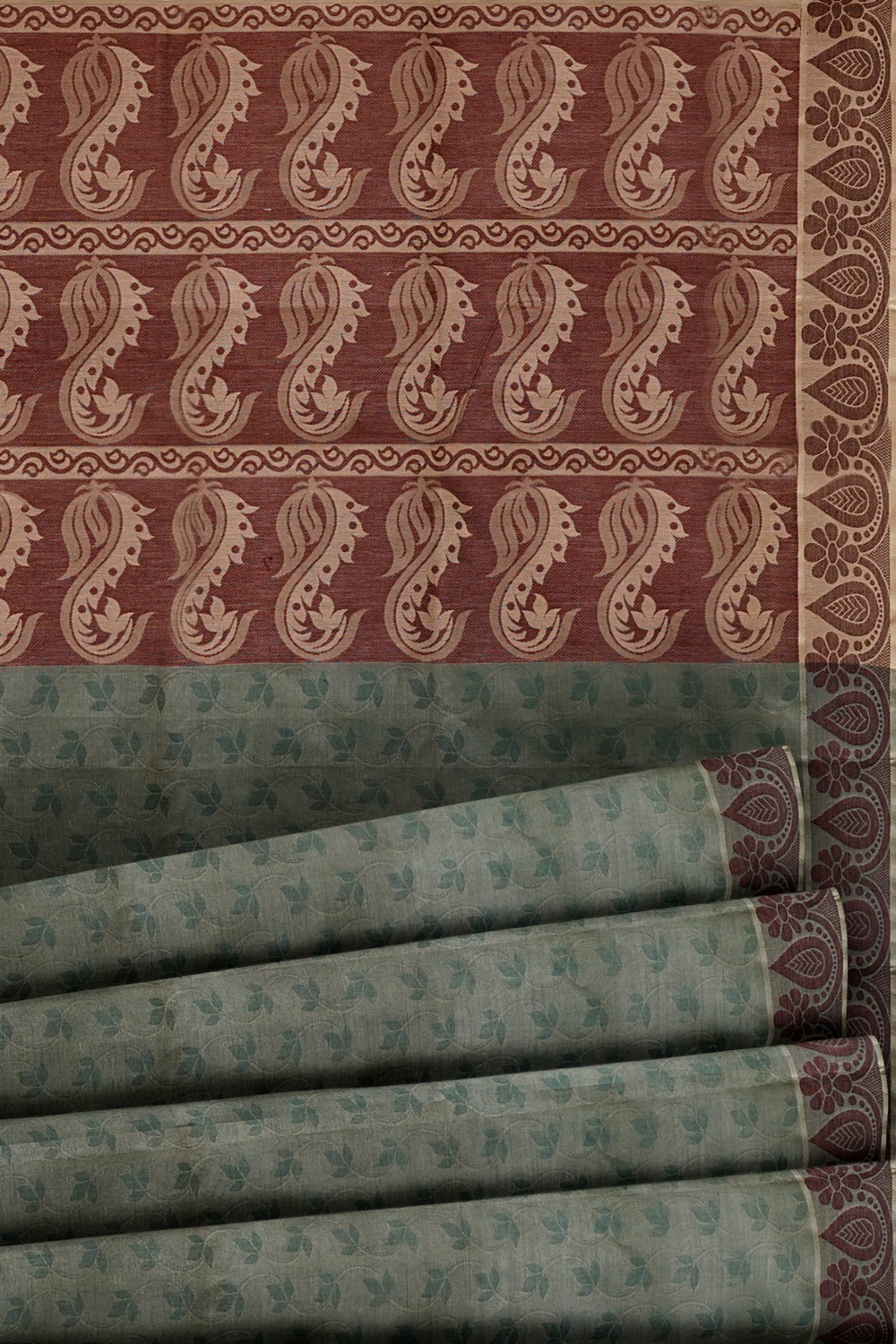 sri kumaran stores coimbatore cotton saree grey and maroon saree with thread woven border 520221213