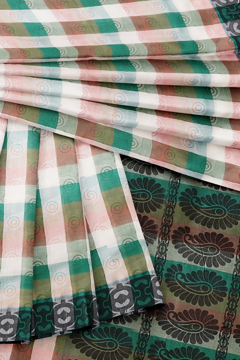 sri kumaran stores coimbatore cotton saree multi color strip saree with thread woven border 420221213