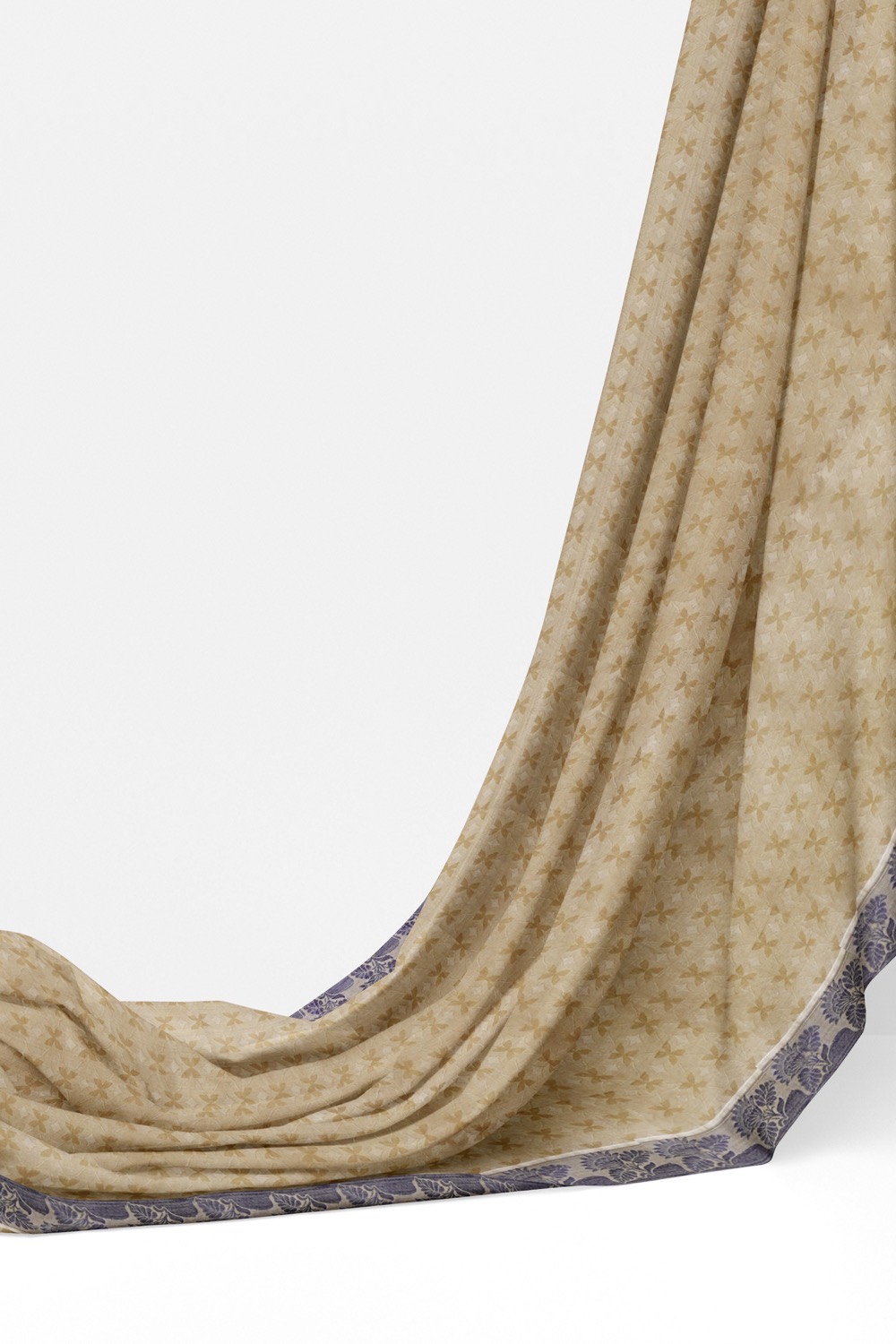 sri kumaran stores coimbatore cotton saree tan color saree with thread woven purple border 320221213