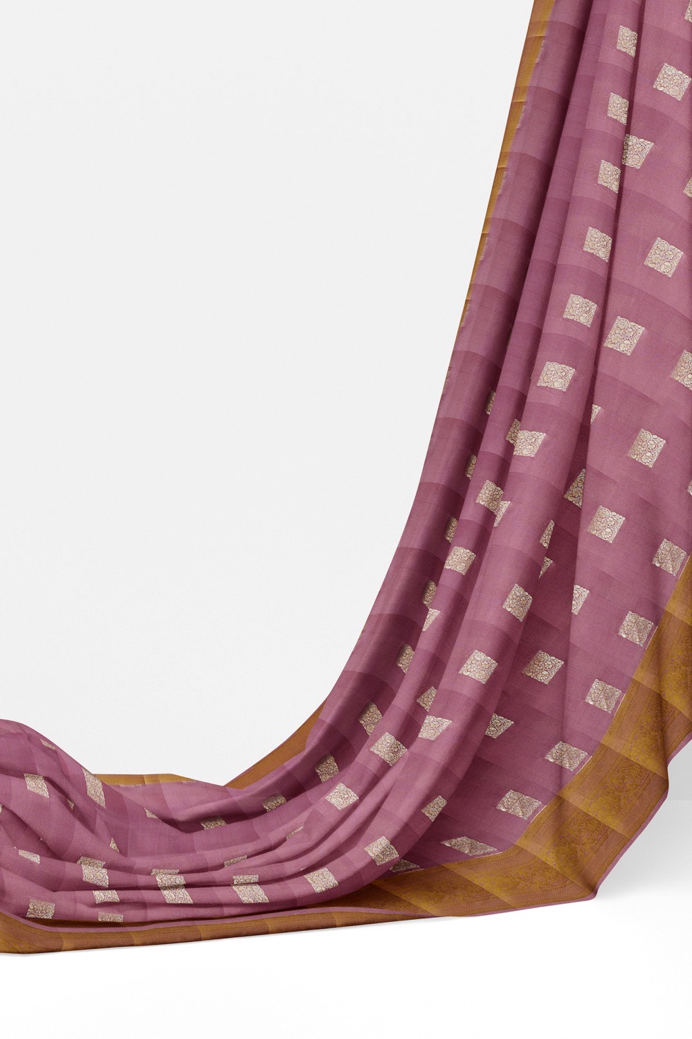 sri kumaran stores mysuru silk saree baby pink saree with silver and and golden zari 3