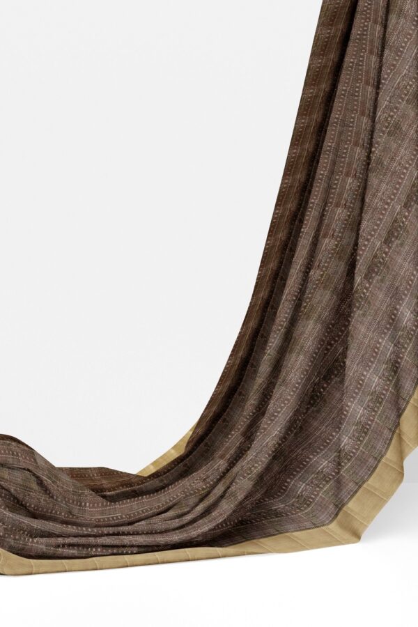 sri kumaran stores raw silk saree iron gray saree with thunder gray border 3