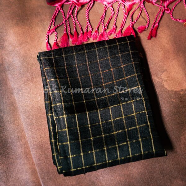 sri kumaran stores kanchipuram sarees grey saree with maroon pallu 3