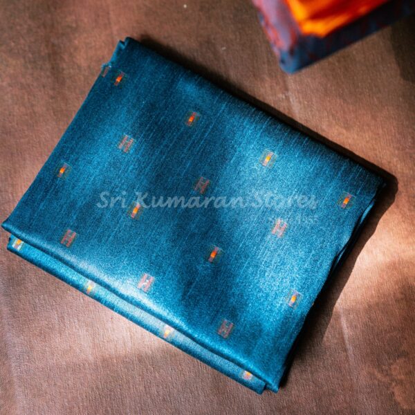sri kumaran stores kanchipuram sarees purple saree with orange pallu 3