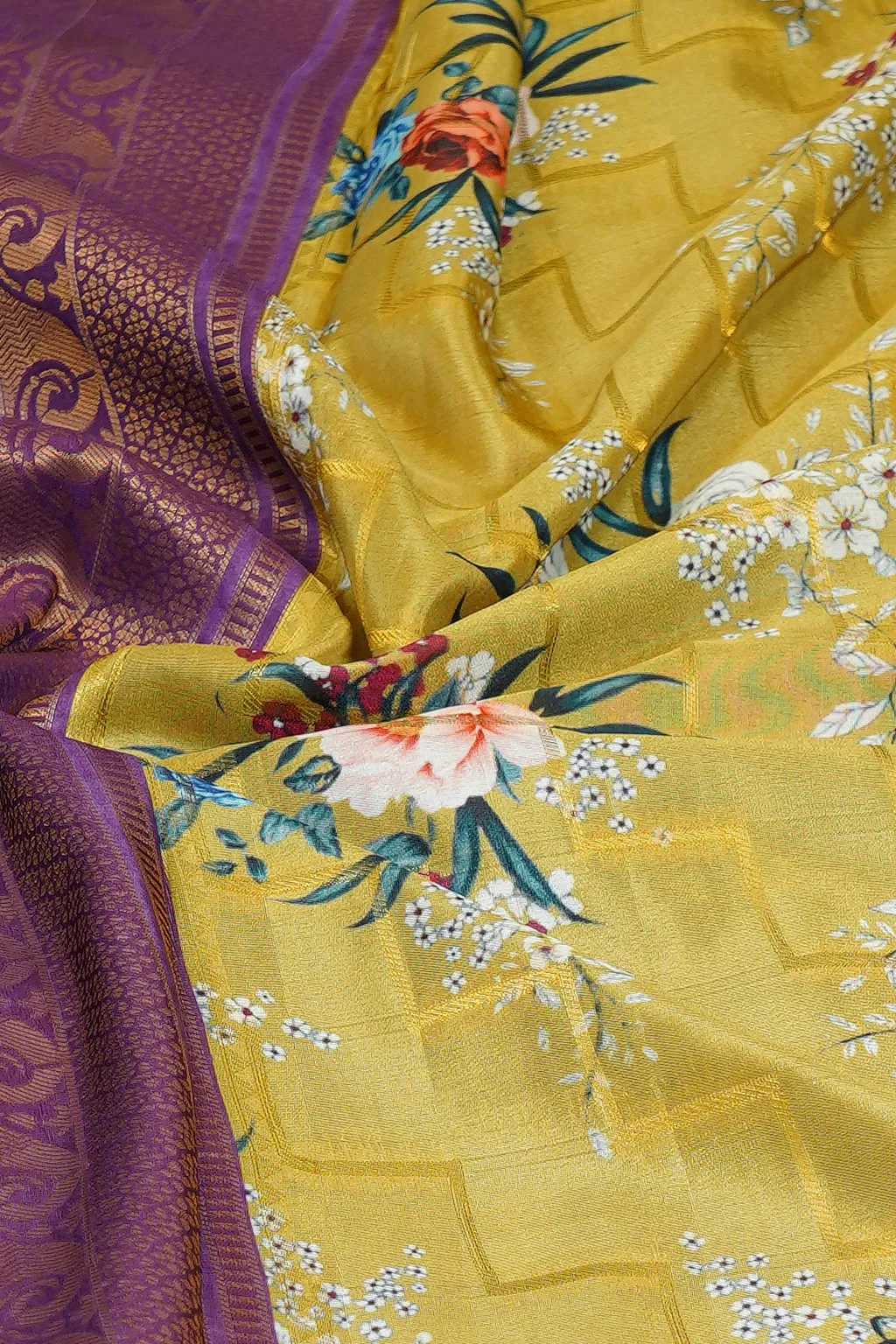 Golden Rose Fancy Saree