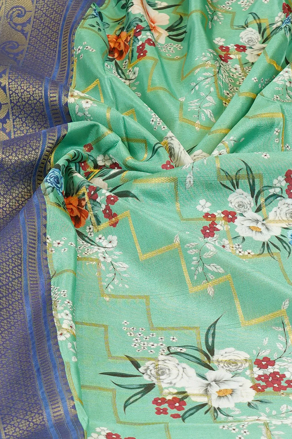 Aqua Royal Fancy Saree