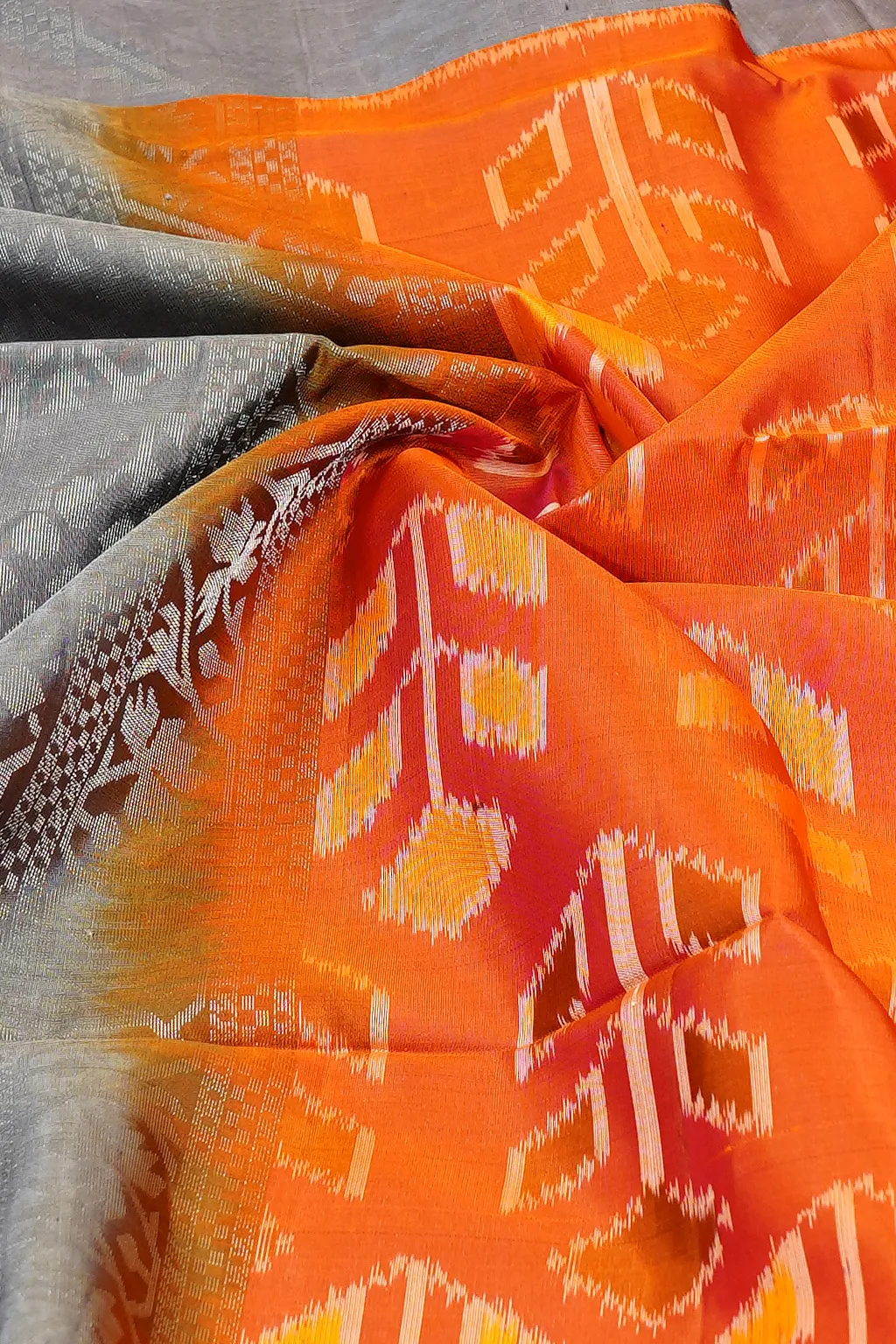 Peach Weave Soft Silk Saree