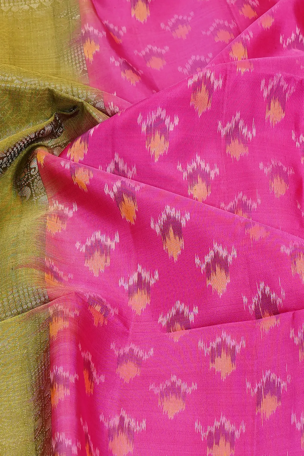 Pink Zari Soft Silk Saree