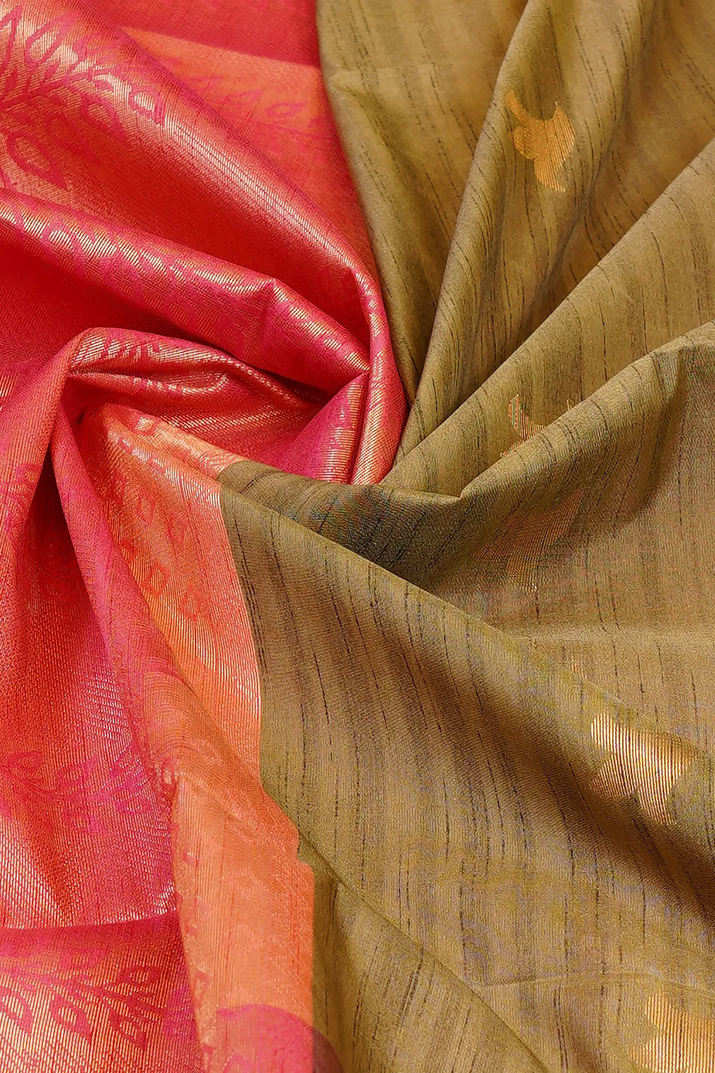 Olive Rose Semi Soft Silk