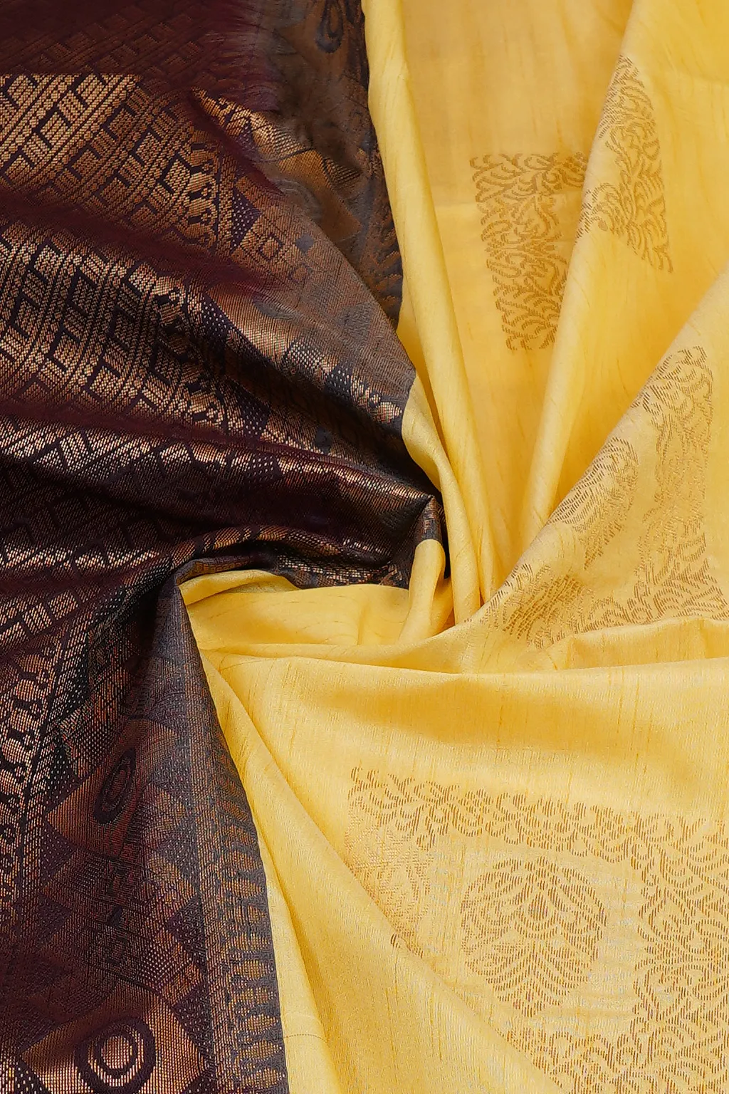 Ivory Bronze Soft Silk