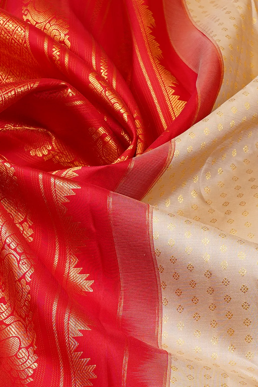 Pearl Scarlet Silk