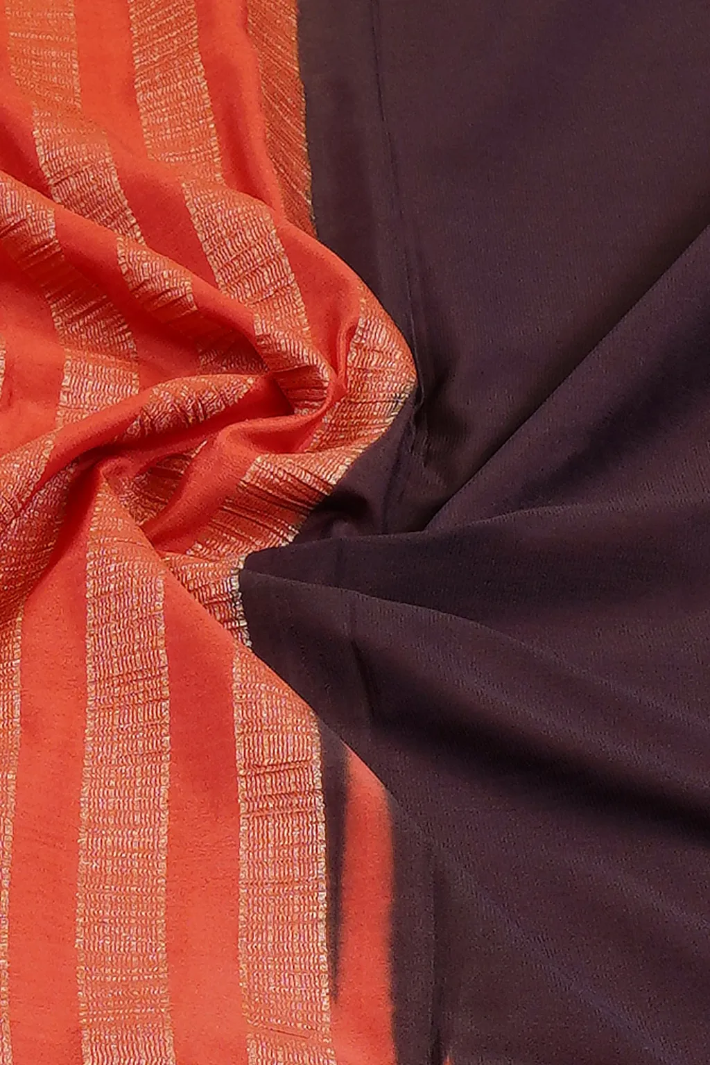Navy Semi Mysore Silk Saree