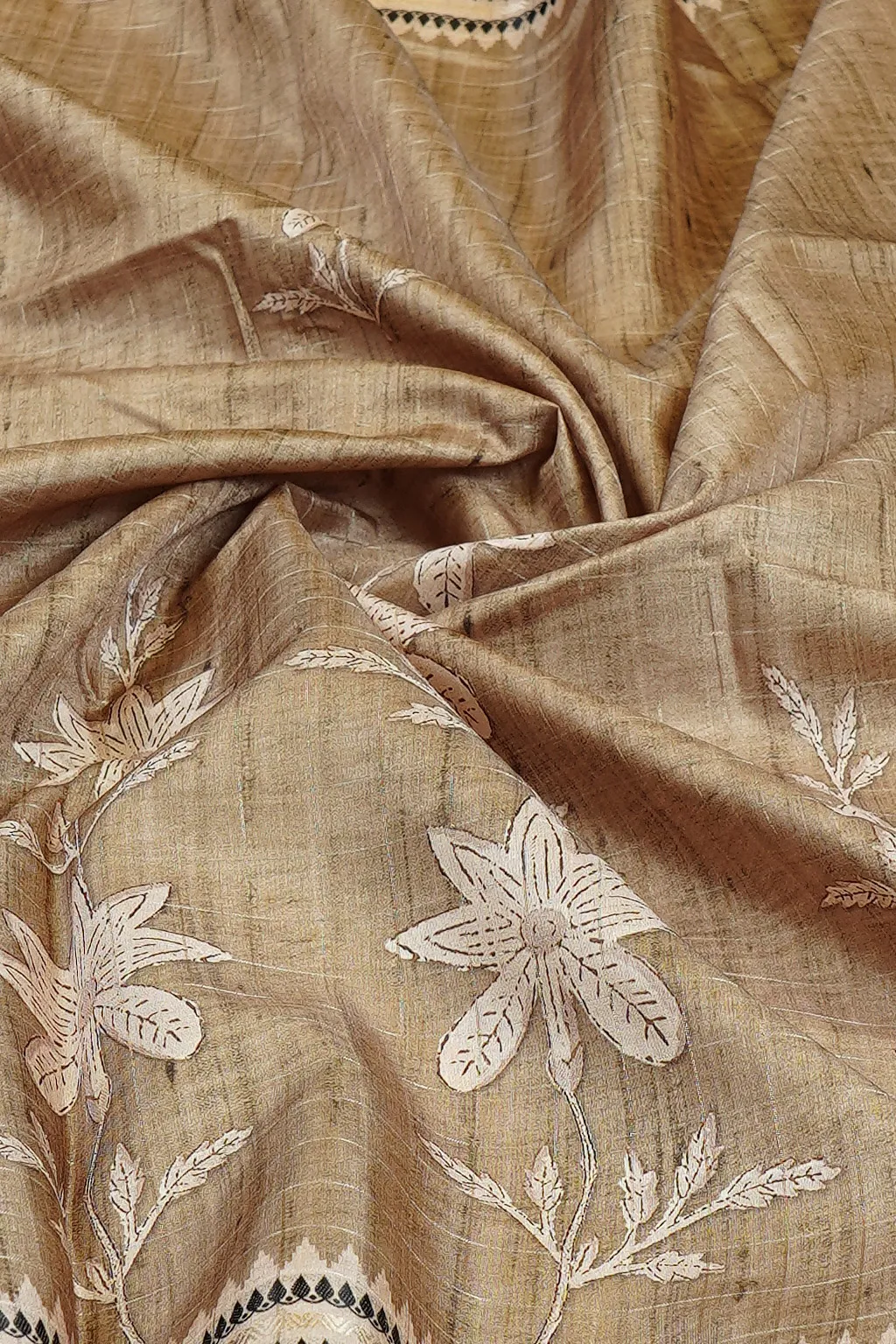 Sage Whisper Tussar Silk