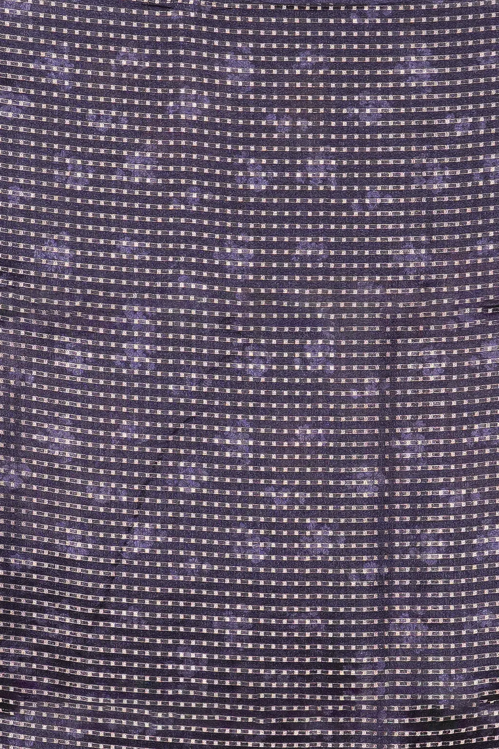 Midnight Bloom Semi Tussar Silk Saree - Image 3