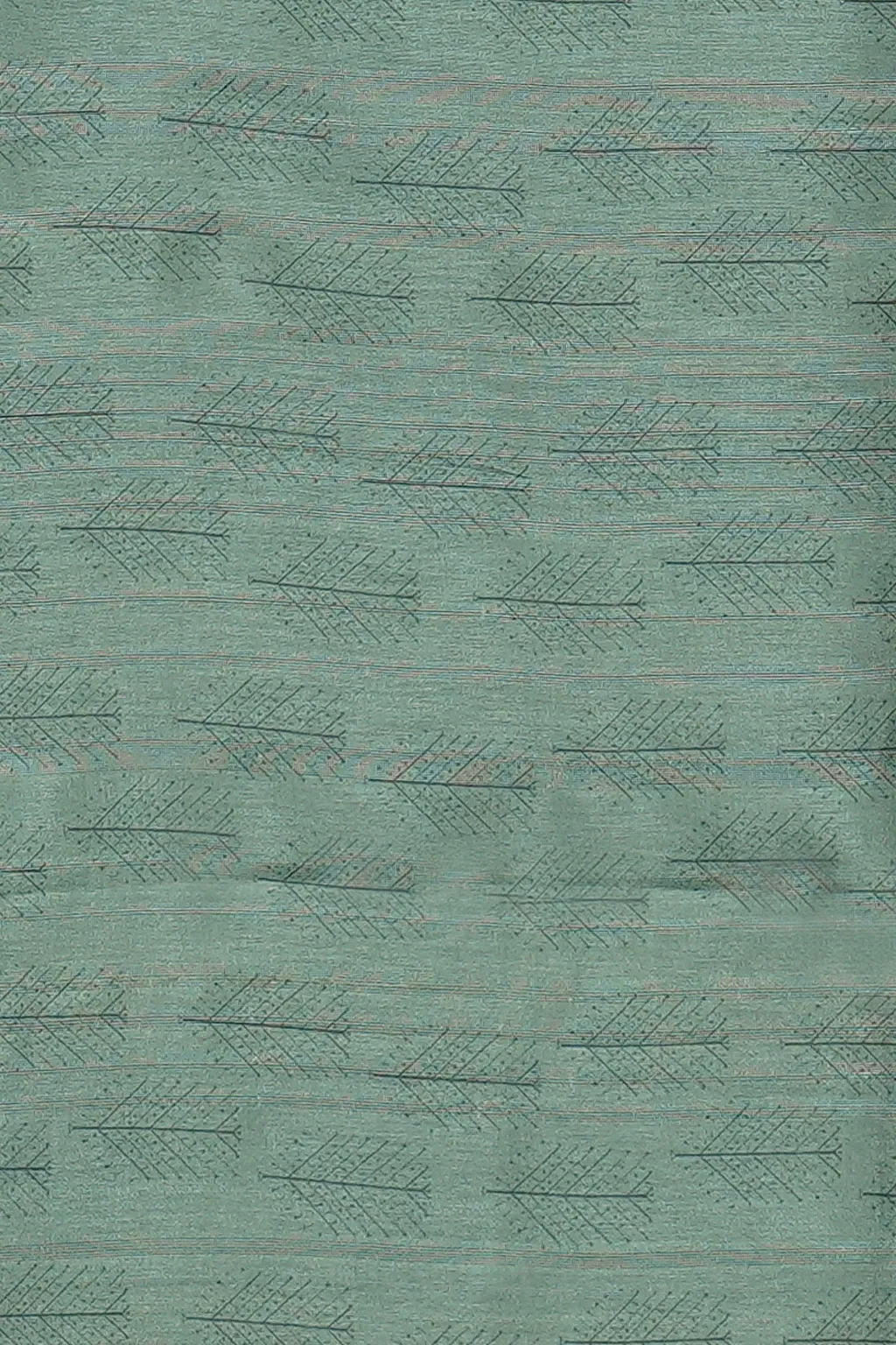 Sage Green Scenic Semi Tussar Saree - Image 3