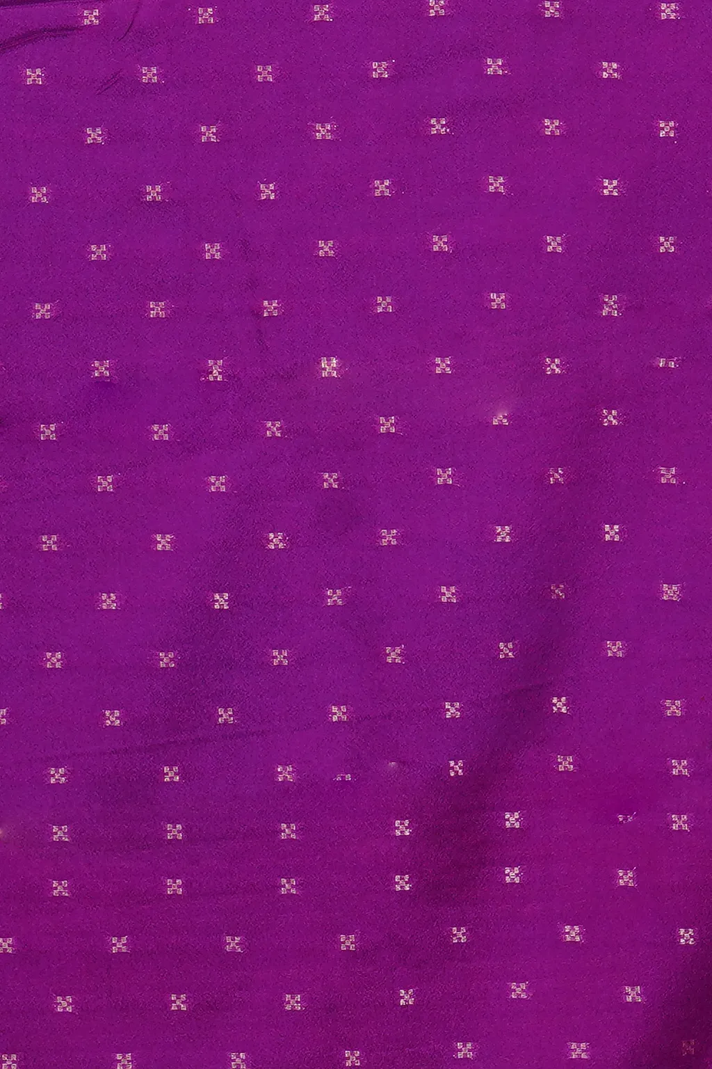 Lavender Sky Semi Mysore Silk Saree - Image 3