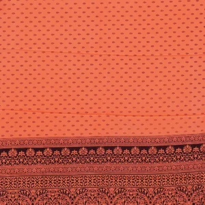 Coral Heritage Printed Crepe