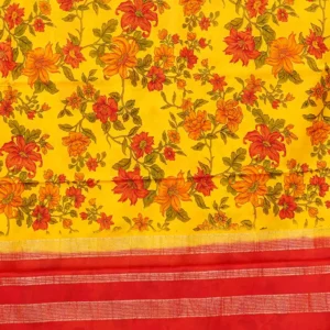 Sunlit Bloom Printed Crepe