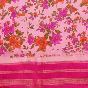 Blush Garden Printed Crepe
