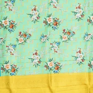 Mint Bouquet Fancy Saree