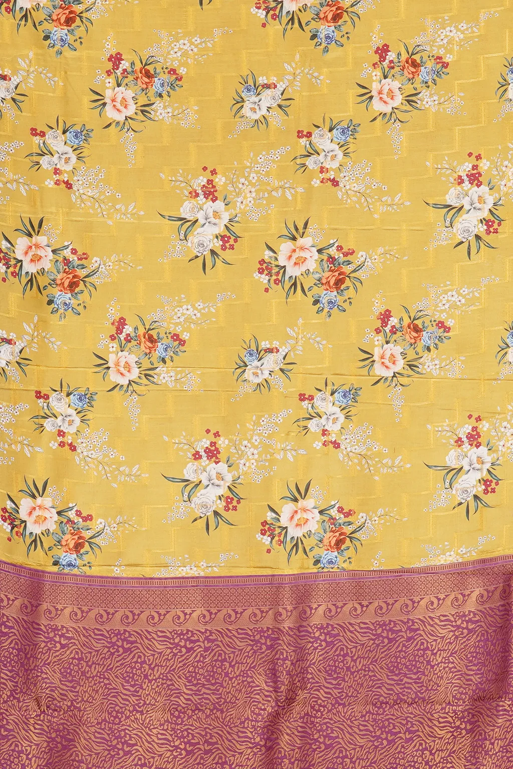 Golden Rose Fancy Saree