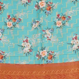 Aqua Bloom Fancy Saree