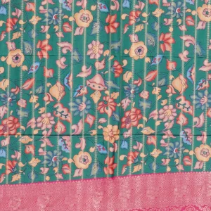 Emerald Bloom Fancy Saree