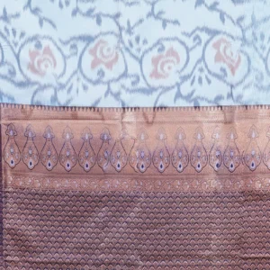Ice Blue Heritage Fancy Saree