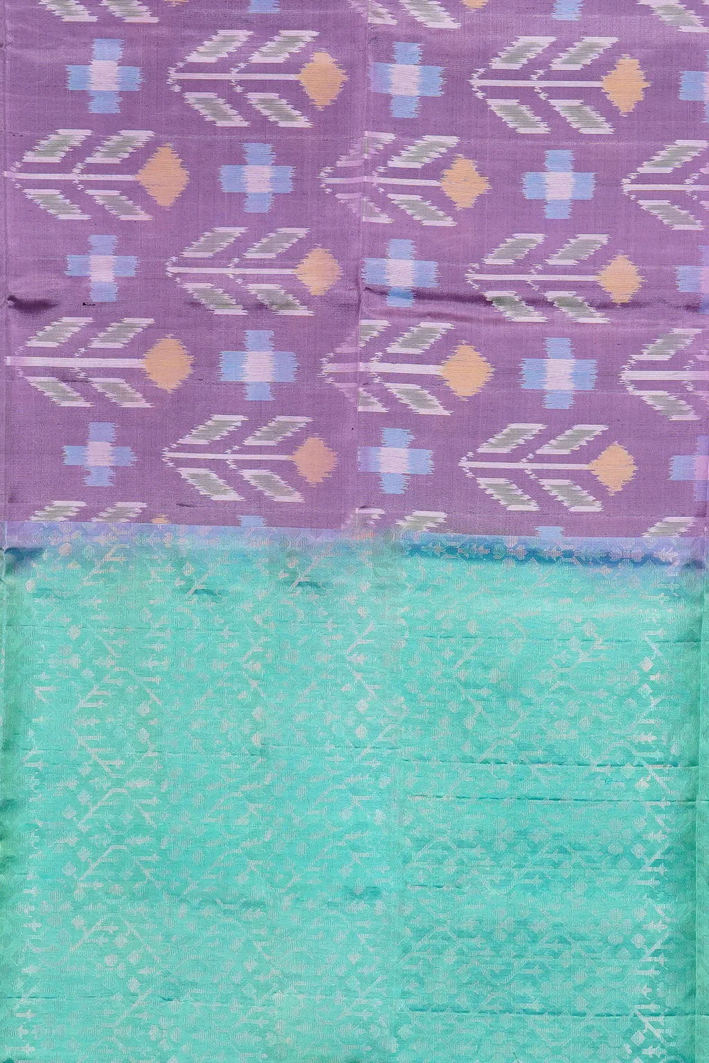Lavender Bloom Soft Silk Saree