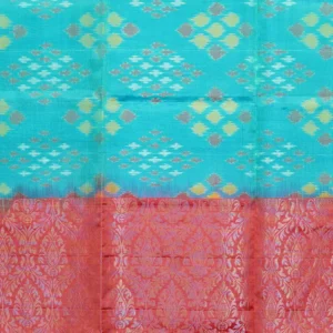 Aqua Diamond Soft Silk Saree