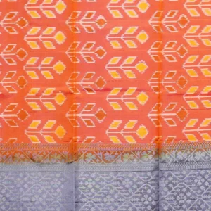 Peach Weave Soft Silk Saree