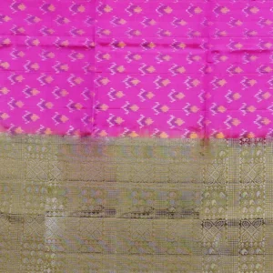 Pink Zari Soft Silk Saree