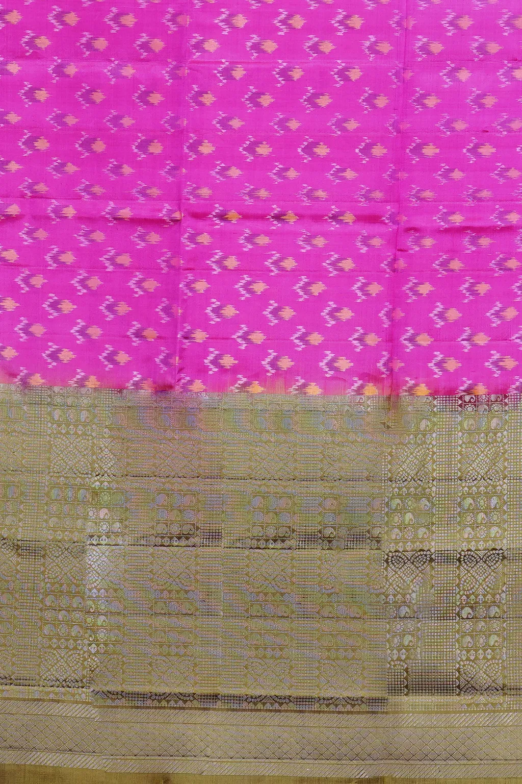 Pink Zari Soft Silk Saree