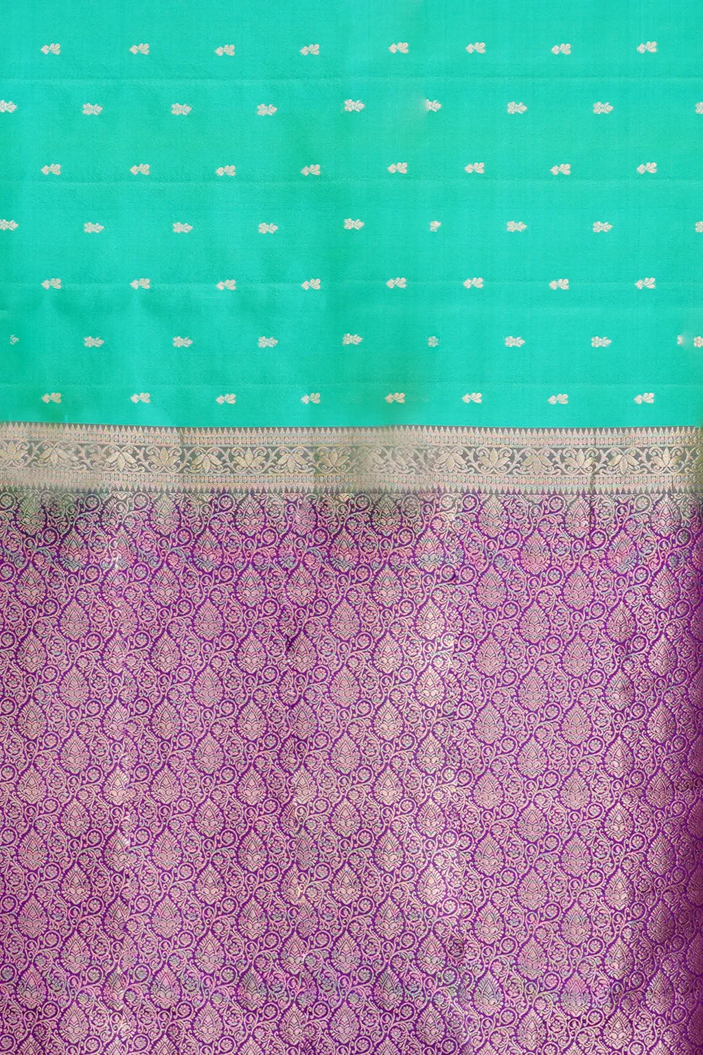 Sea Green Soft Silk Saree