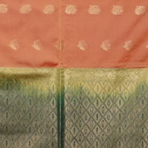 Peach Gold Semi Soft Silk