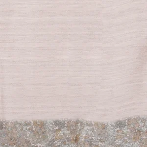 Beige Bloom Semi Tussar Silk Saree