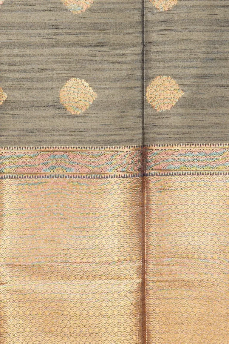 Slate Antique Gold Soft Silk