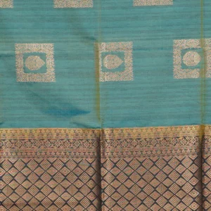Teal Heritage Soft Silk