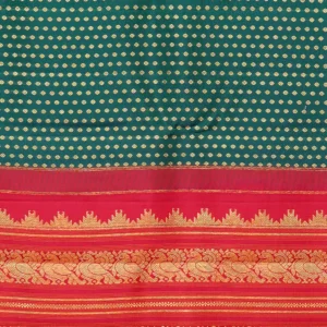 Emerald Crimson Silk