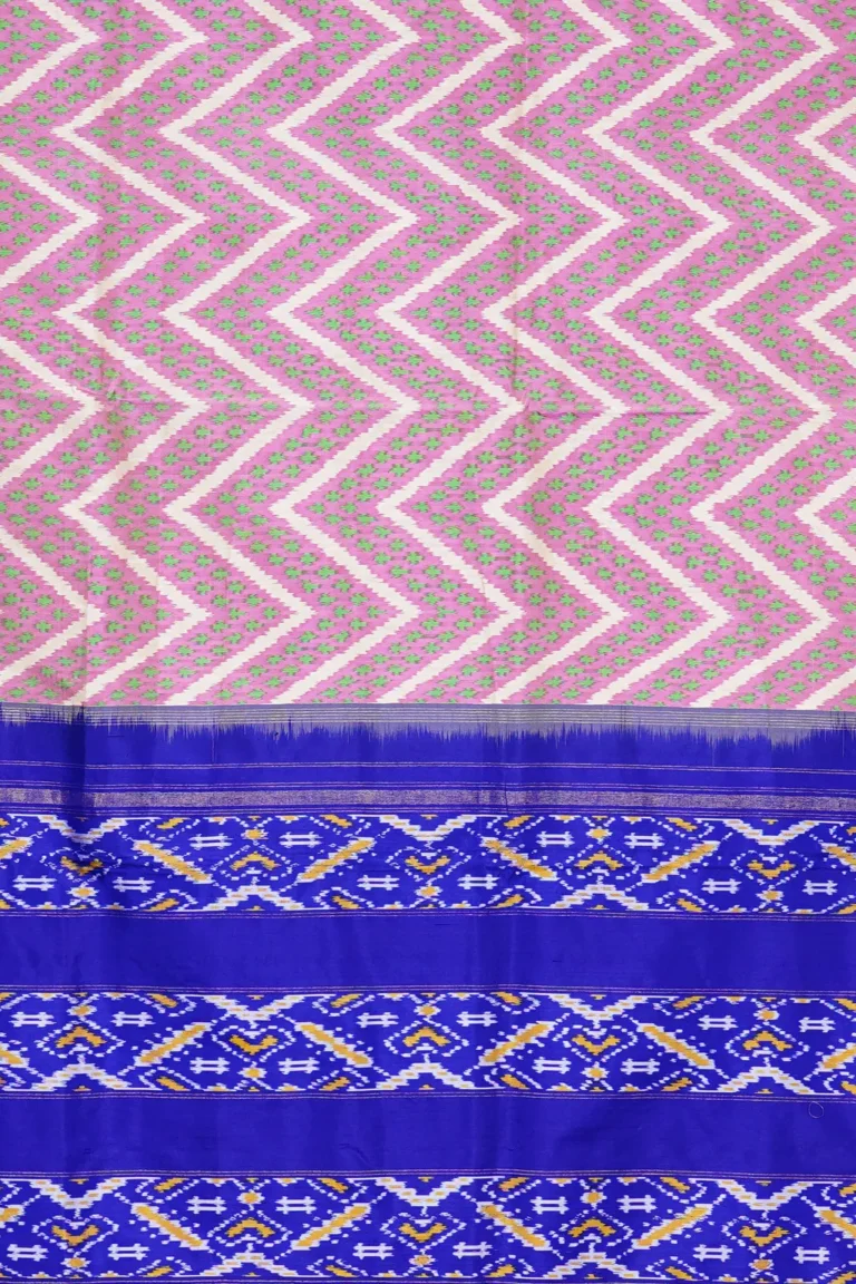 Candy Pink Zigzag Silk