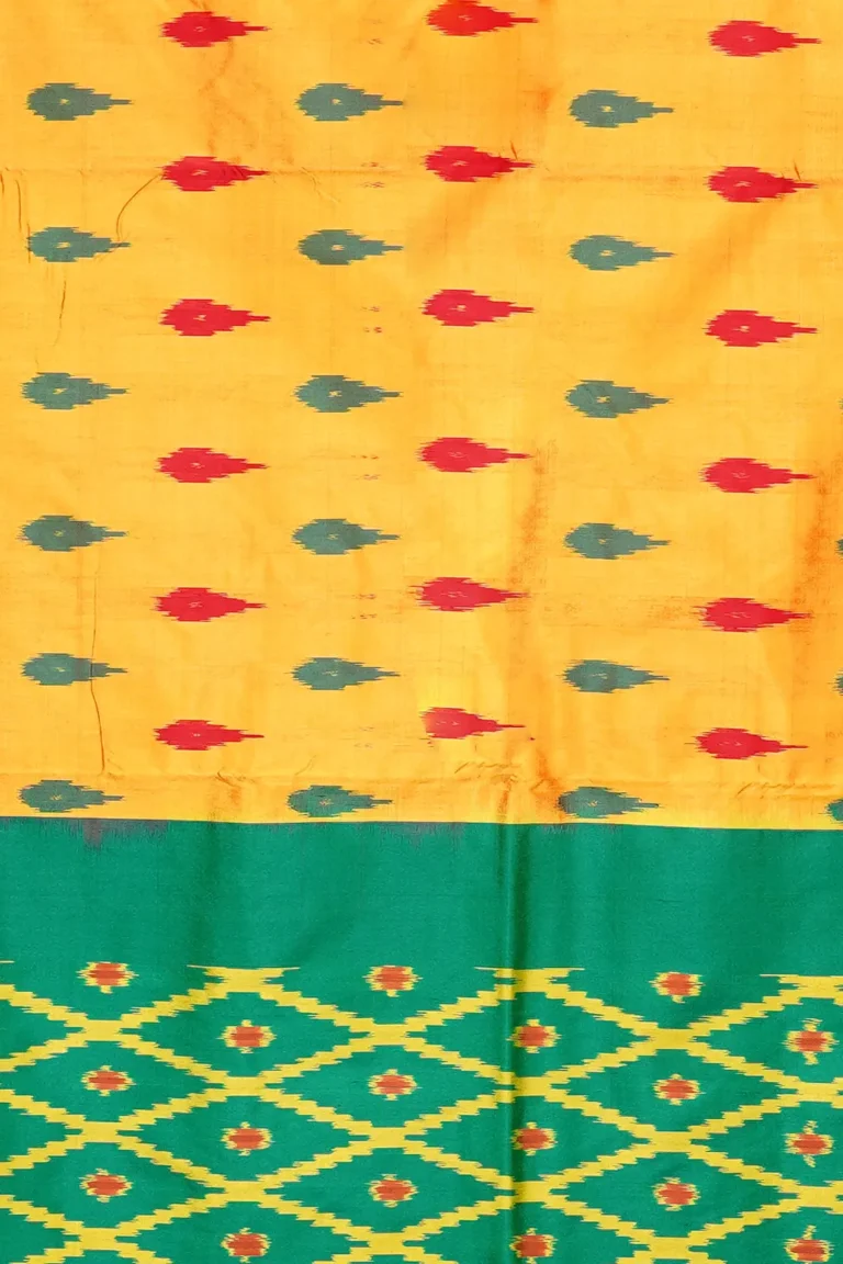 Mustard Emerald Ikat Glow