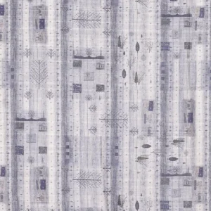 Mist Blue Scenic Semi Tussar Saree