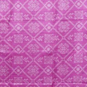 Pink Butta Bloom Semi Tussar Saree