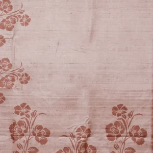 Mauve Bloom Butta Semi Tussar Saree