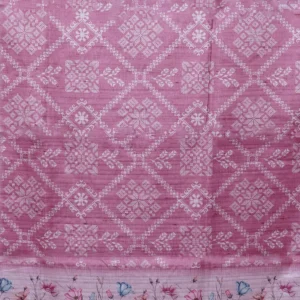Rose Garden Weave Semi Tussar Saree