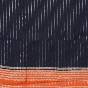 Black Semi Mysore Silk Saree