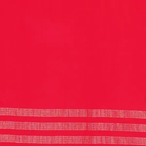 Crimson Crush Semi Mysore Silk Saree